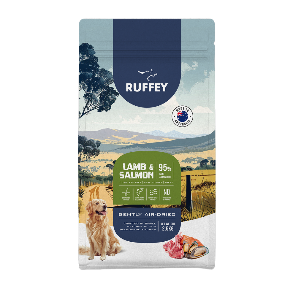 Ruffey Lamb & Salmon Air Dried Dog Food