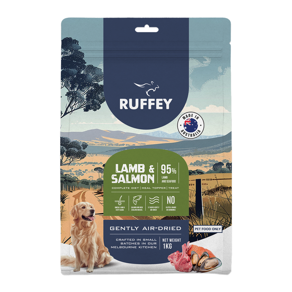 Ruffey Lamb & Salmon Air Dried Dog Food