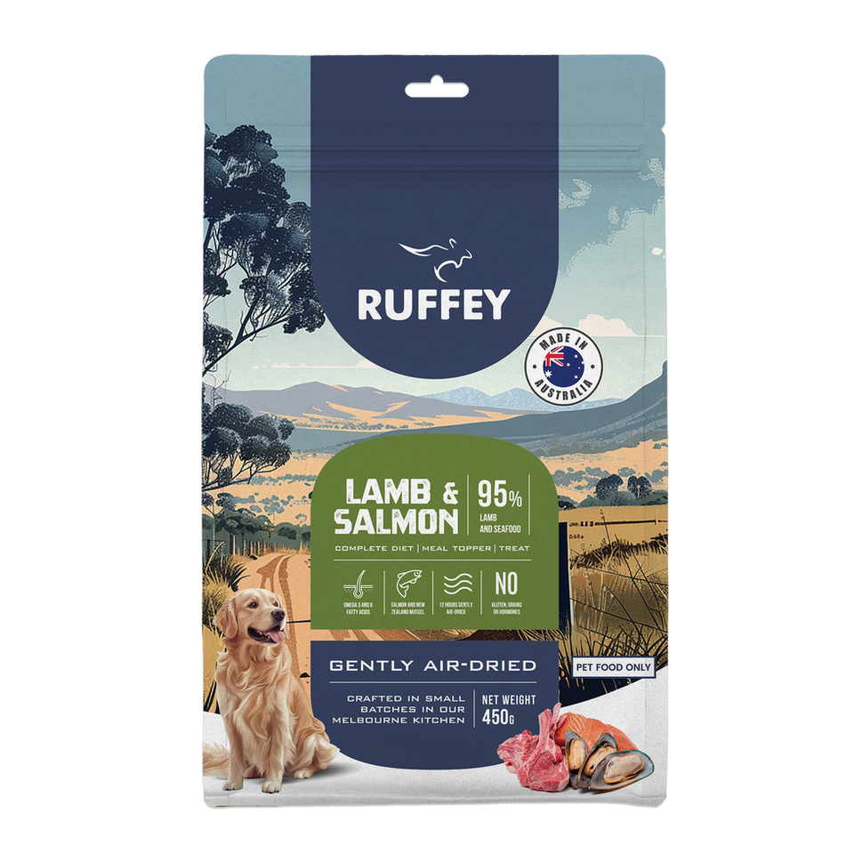 Ruffey Lamb & Salmon Air Dried Dog Food