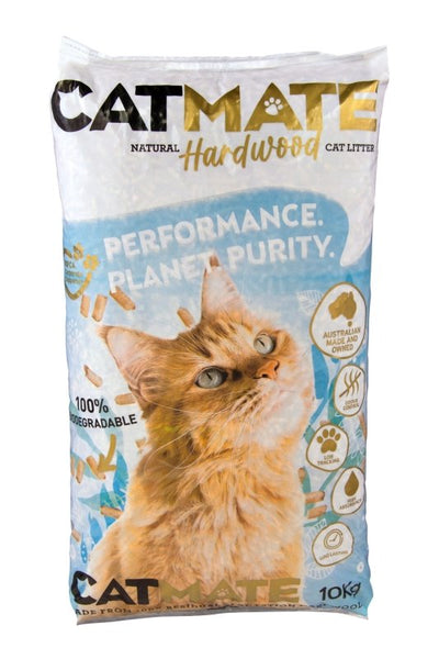 CatMate Hardwood Litter 10kg - Just For Pets Australia