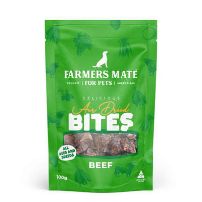 Farmers Mate Air Dried Treats Beef 100g - Just For Pets Australia