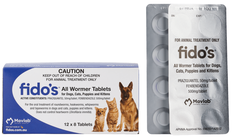 Fido's All Wormer Tab-96 Tabs