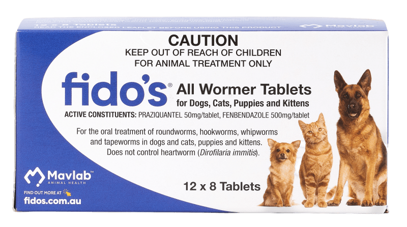 Fido's All Wormer Tab-96 Tabs