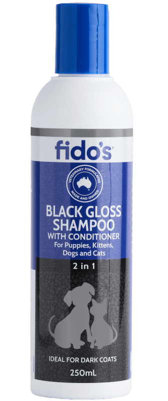 Fido's Black Gloss Shampoo - Just For Pets Australia