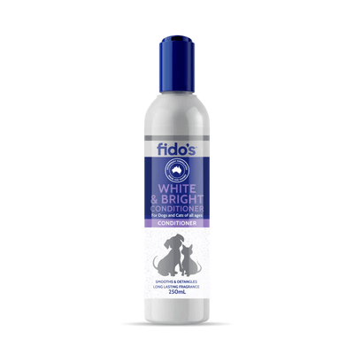 Fido's White & Bright Conditioner 250ml - Just For Pets Australia