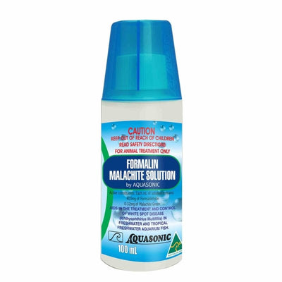 Formalin/malachite Soln 100ml (010) - Just For Pets Australia