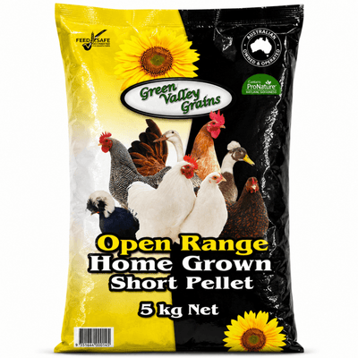 Green Valley Home Grown Short Pellets 5kg - Just For Pets Australia