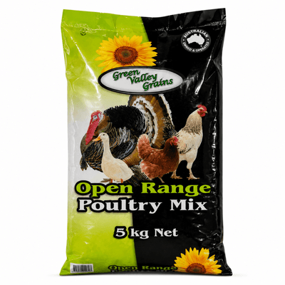 Green Valley Open Range Poultry Mix 5kg - Just For Pets Australia
