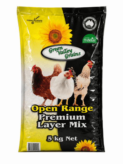 Green Valley Open Range Premium Layer Mix 5kg - Just For Pets Australia