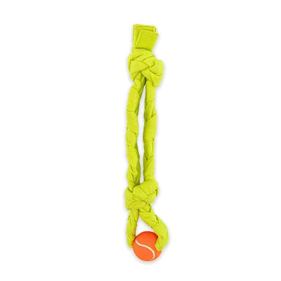 Guru Figure 8 Squeaking Tennis Snuffle Rope - Just For Pets Australia