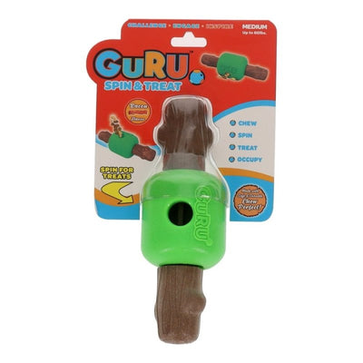 Guru Spin & Treat Stick Bacon Medium - Just For Pets Australia
