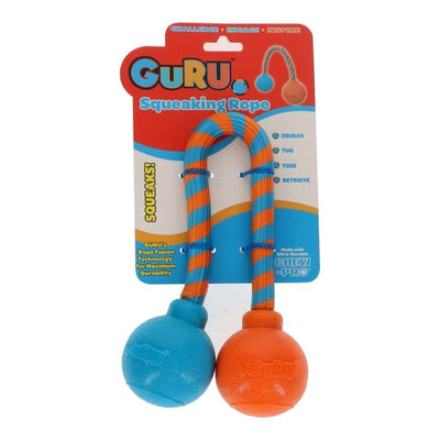 Guru Squeaking Rope Medium - Just For Pets Australia