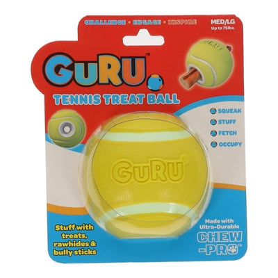 Guru Tennis Treat Ball Medium/Large - Just For Pets Australia