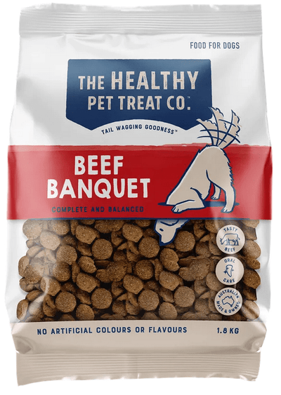 Healthy Pet Treat Co Beef Banquet 1.8kg - Just For Pets Australia