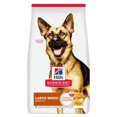 Hill's Science Diet Adult 6+ Large Breed Senior Dry Dog Food 12kg - Just For Pets Australia