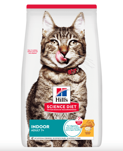 Hill's Science Diet Adult 7+ Indoor Dry Cat Food - Just For Pets Australia