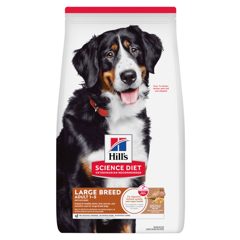 Hill's Science Diet Adult Large Breed Lamb Meal & Brown Rice Recipe Dry Dog Food 14.97kg