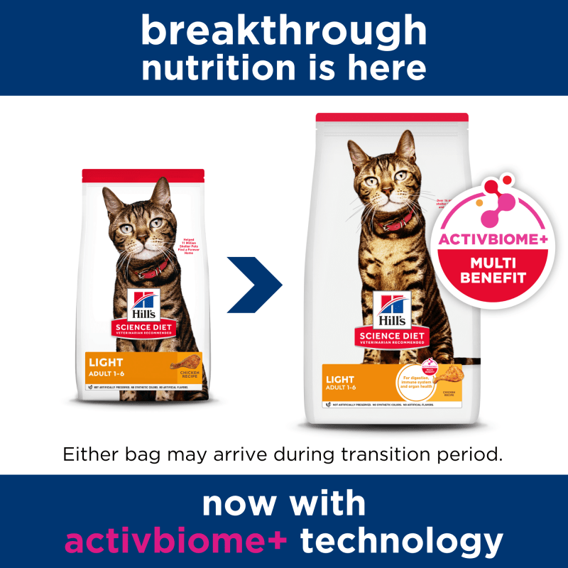 Hill's Science Diet Adult Light Dry Cat Food