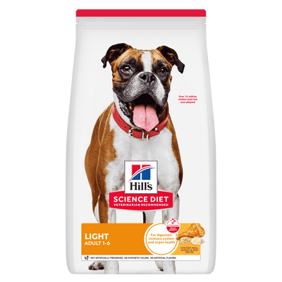 Hill's Science Diet Adult Light Dry Dog Food - Just For Pets Australia