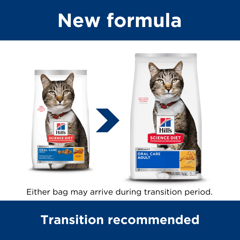 Hill's Science Diet Adult Oral Care Dry Cat Food