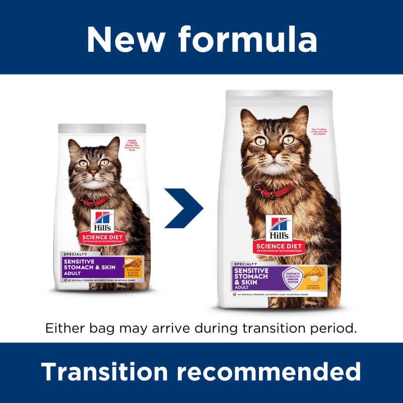 Hill's Science Diet Adult Sensitive Stomach & Skin Dry Cat Food