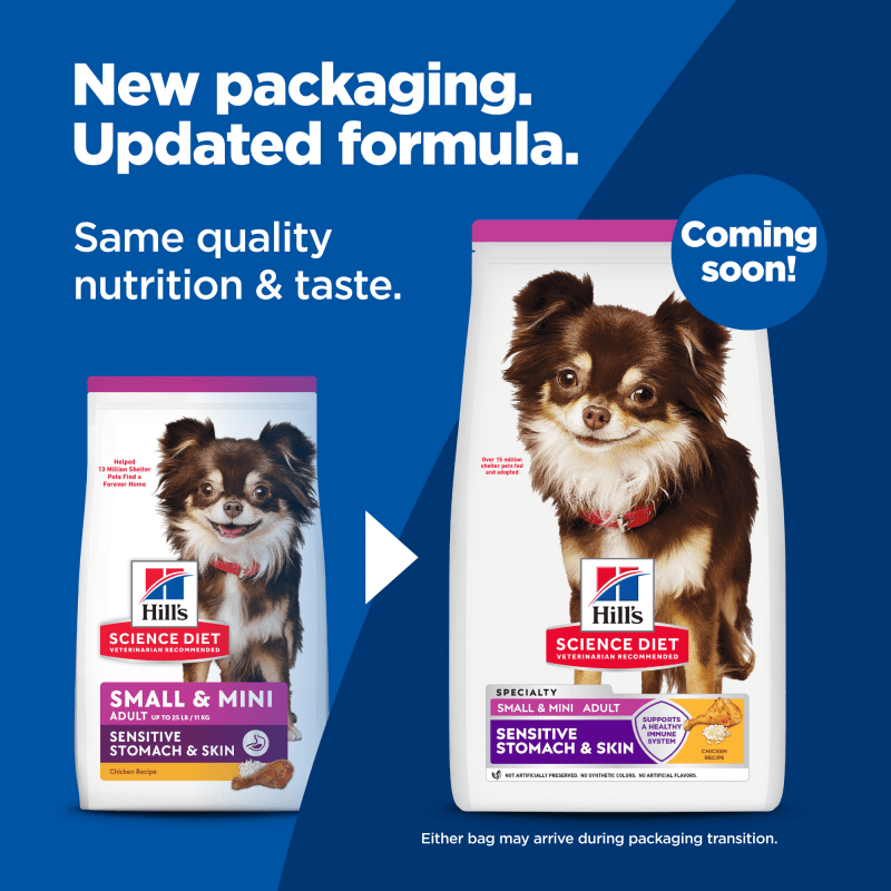 Hill's Science Diet Adult Sensitive Stomach & Skin Small & Mini Dry Dog Food