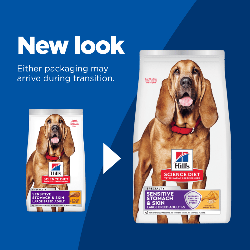 Hill's Science Diet Sensitive Stomach & Skin Adult Large Breed Dry Dog Food 13.6kg