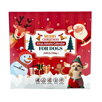 It's Treat Time Dog Christmas Advent Calendar - Just For Pets Australia