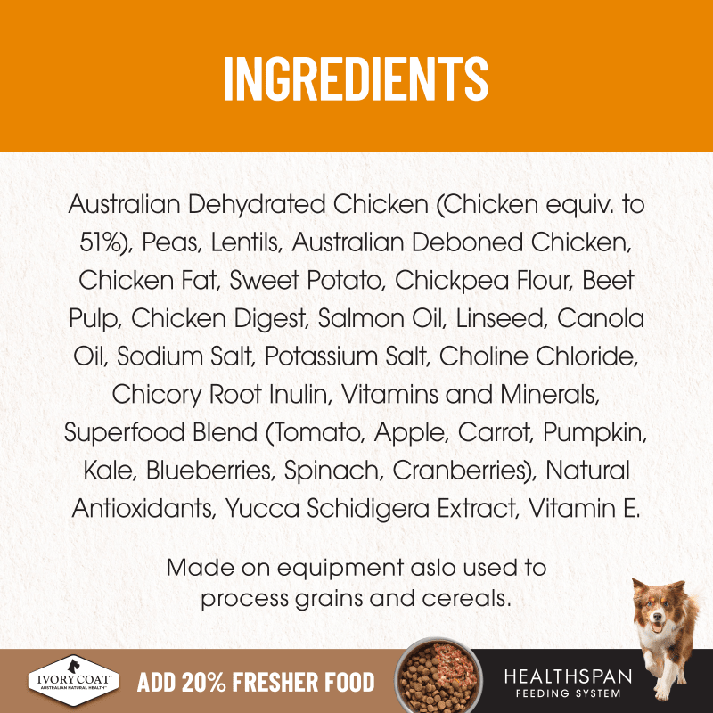 Ivory Coat Chicken Grain Free Dry Dog Food