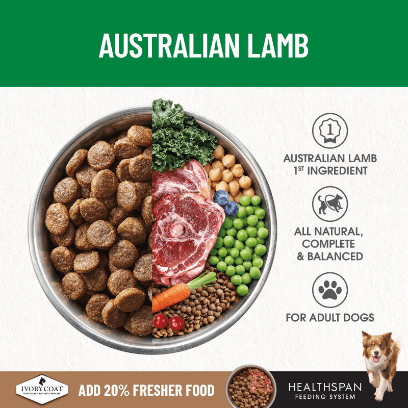 Ivory Coat Grain Free Large Breed Lamb Dry Dog Food