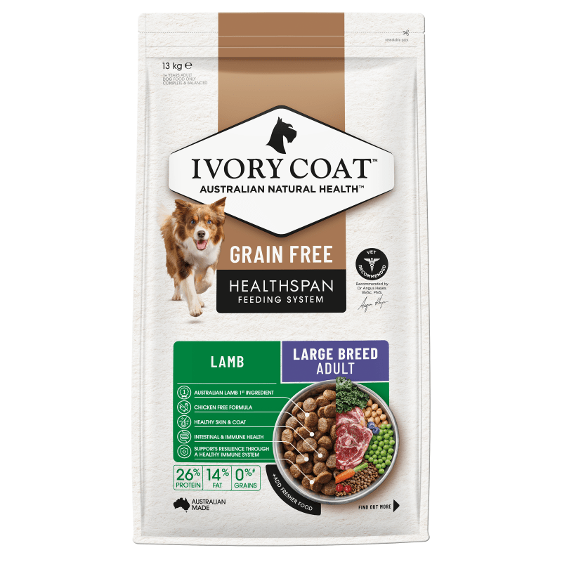 Ivory Coat Grain Free Large Breed Lamb Dry Dog Food