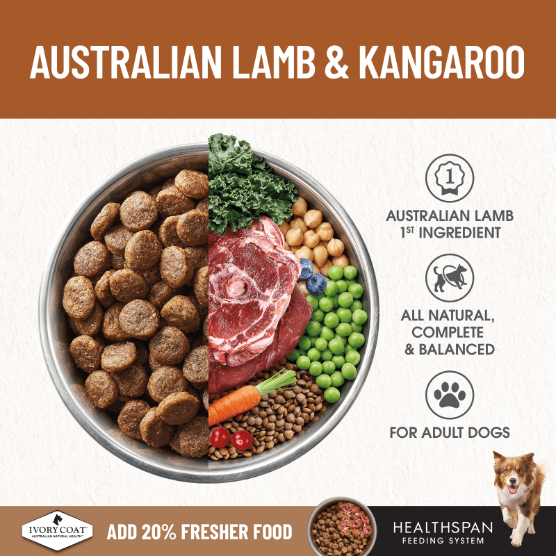 Ivory Coat Lamb & Kangaroo Grain Free Dry Dog Food
