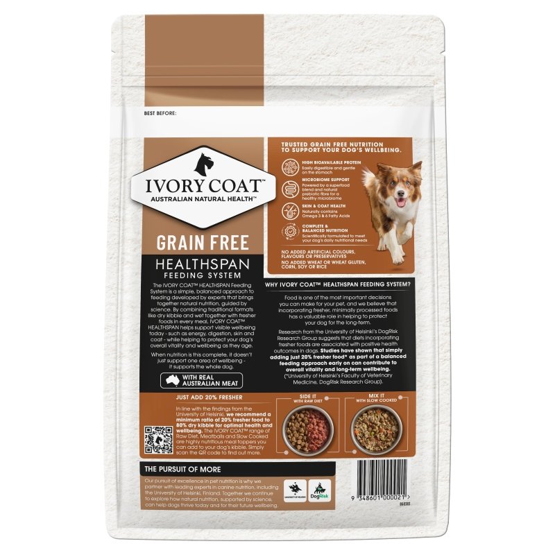 Ivory Coat Lamb & Kangaroo Grain Free Dry Dog Food
