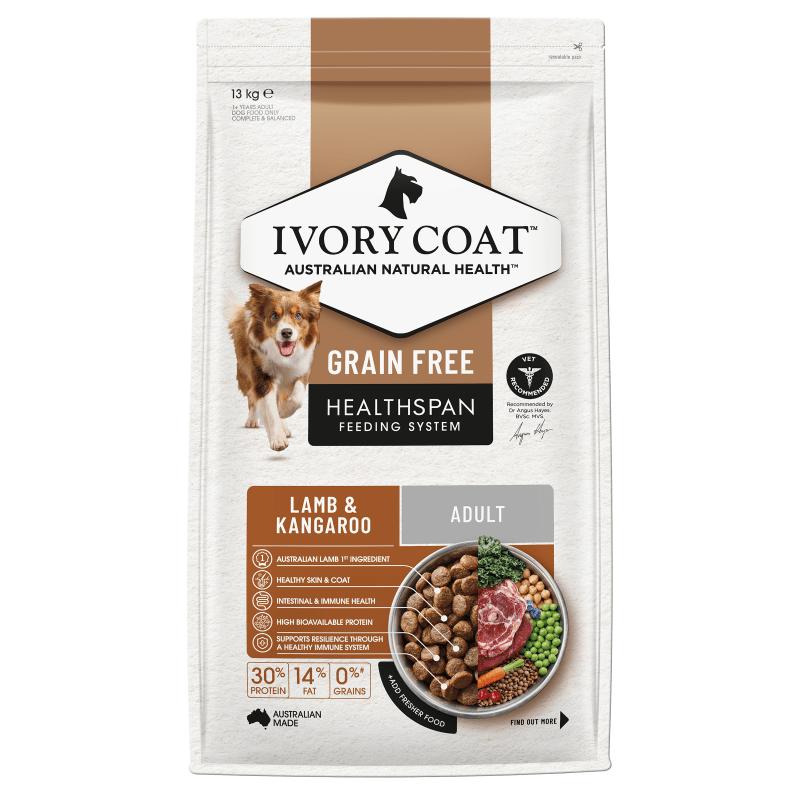 Ivory Coat Lamb & Kangaroo Grain Free Dry Dog Food