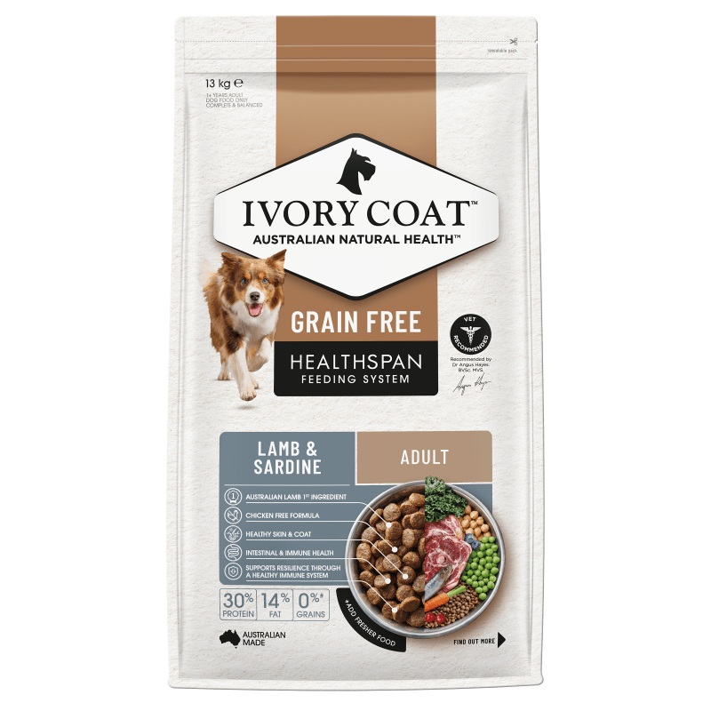 Ivory Coat Lamb & Sardine Grain Free Dry Dog Food