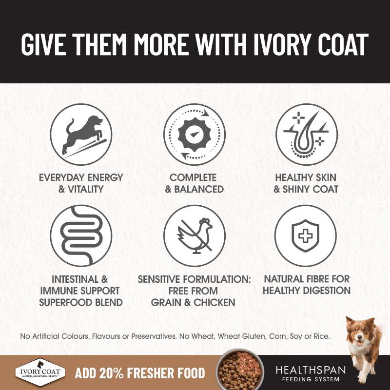 Ivory Coat Lamb & Sardine Grain Free Dry Dog Food