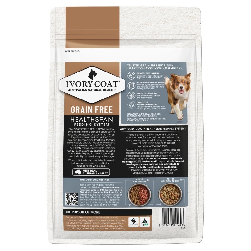 Ivory Coat Lamb & Sardine Grain Free Dry Dog Food