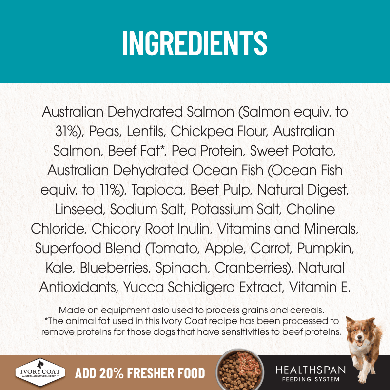 Ivory Coat Ocean Fish & Salmon Grain Free Dry Dog Food