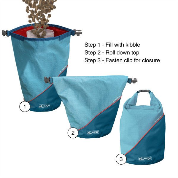 Kurgo Kibble Carrier, Coastal Blue