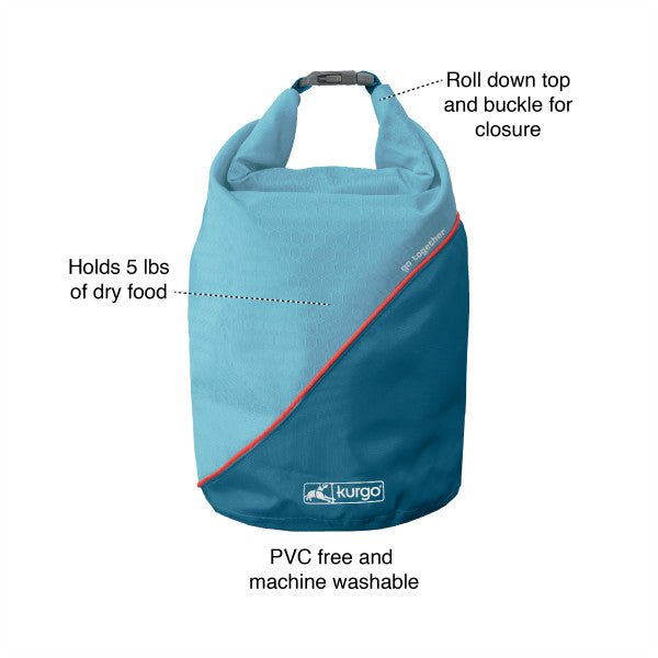 Kurgo Kibble Carrier, Coastal Blue
