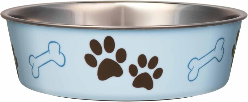 Loving Pets Bella Bowls Plain Murano Blue