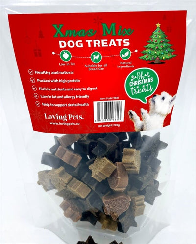 Loving Pets Christmas Mixed Dog Treats - Just For Pets Australia