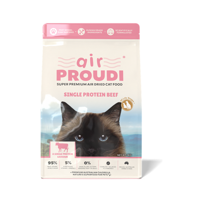 Air Proudi Single Protein Beef Air Dried for Cats