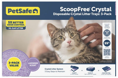 PetSafe® ScoopFree Replacement Crystal Litter Tray, 3-Pack - Just For Pets Australia