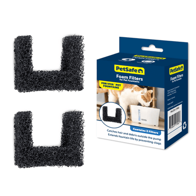PetSafe® Viva™ Pet Fountain Replacement Foam filters 2pk - Just For Pets Australia