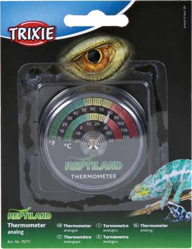 Reptile Thermometer Analog 20 - 50 degrees - Just For Pets Australia