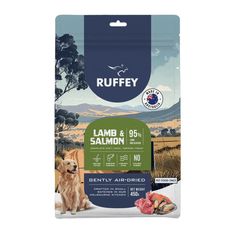 Ruffey Lamb & Salmon Air Dried Dog Food