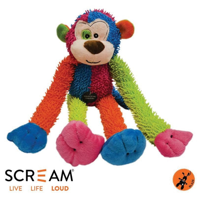 Scream Crew Monkey Loud Multicolour - Just For Pets Australia