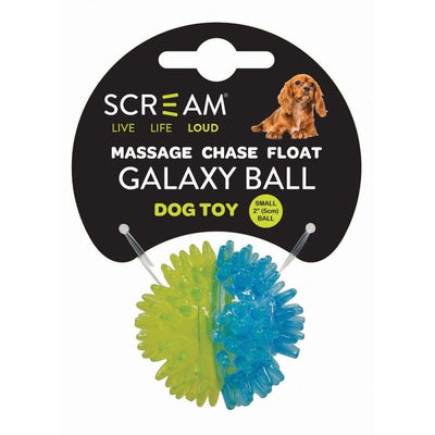 Scream Galaxy Ball Small - Just For Pets Australia