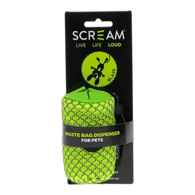 Scream Pet Waste Bag Dispenser W/Clip - Just For Pets Australia